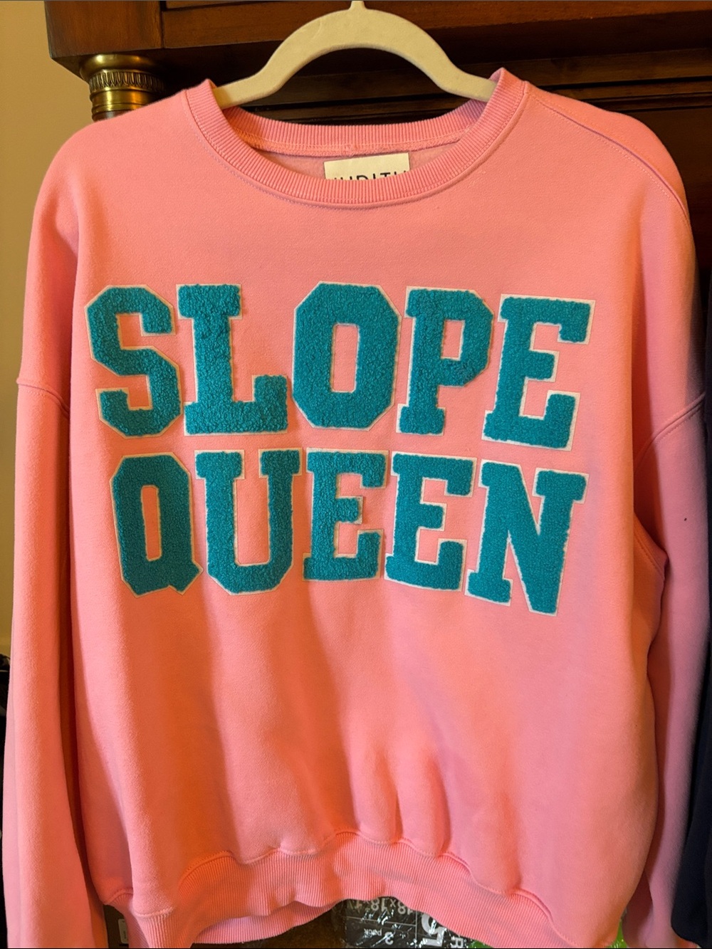 Pink "Slope Queen" Sweatshirt